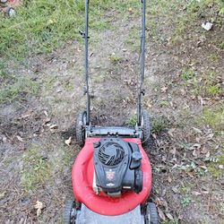 Yard Machines gas basic push lawn mower just serviced 