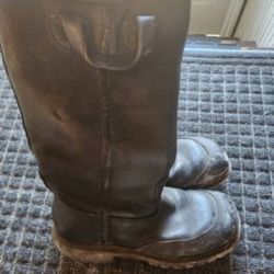 Leather Firefighter Boots
