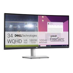 Dell S3423DWC Curved USB-C Monitor - 34-Inch WQHD (3440x1440)