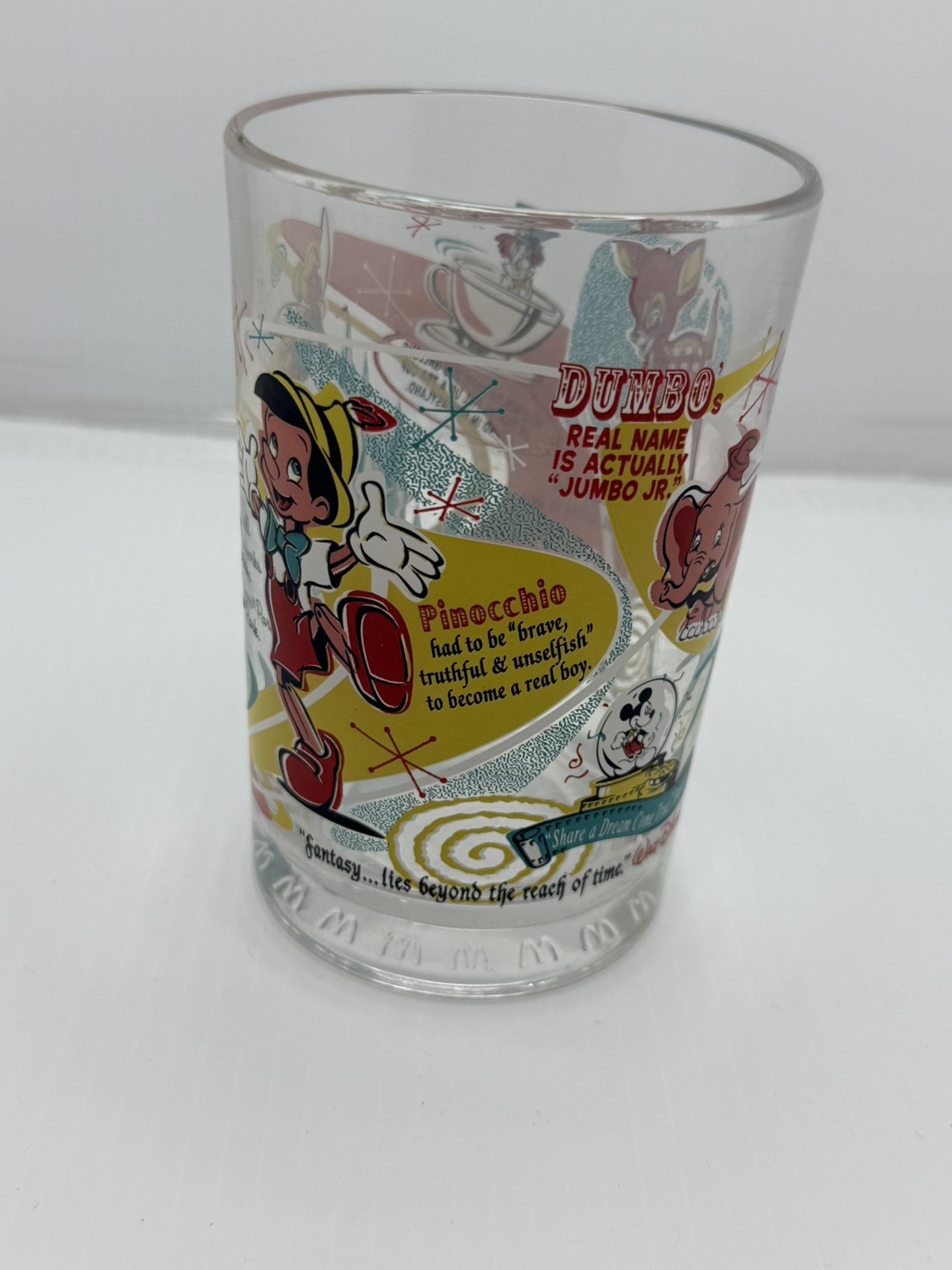 2001 McDonalds Walt Disney 100 Years of Magic Buzz Lightyear Epcot Glass set (2)