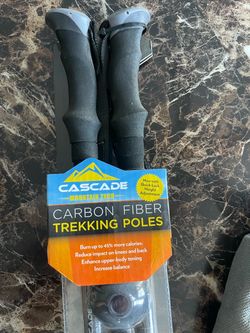 Trekking - hiking poles-Carbon fiber new