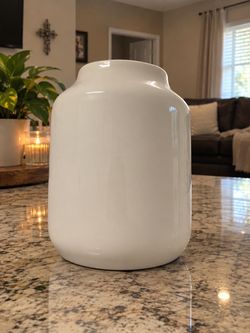 White vase