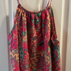 Floral print Summer top size 3X