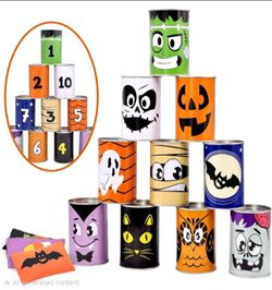 Fun Express Numbers & Expressions Sandbag Toss Game Set, Halloween