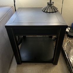 Minimalist Brown Square Table