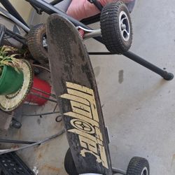 Electric Skateboard Needs Batteries Nd Controller Or U Could Put A Gas Engine On It Aswell 