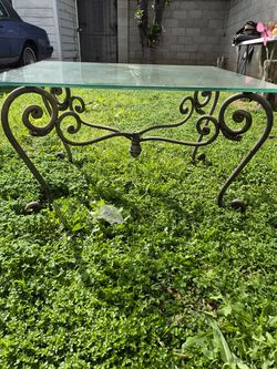 Coffee glass tables