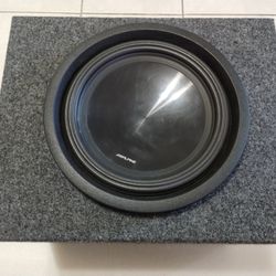 Alpine 10-inch subwoofer 