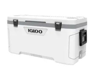 Igloo White and Moonscape 100 Quart(s) Hard Insulated Marine cooler
