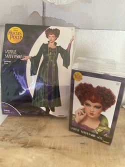 Youth Hocus Pocus costume and wig