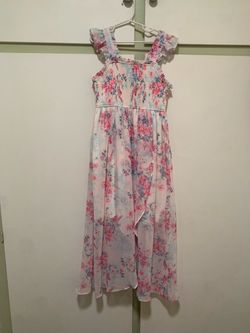 Girl flora party dress