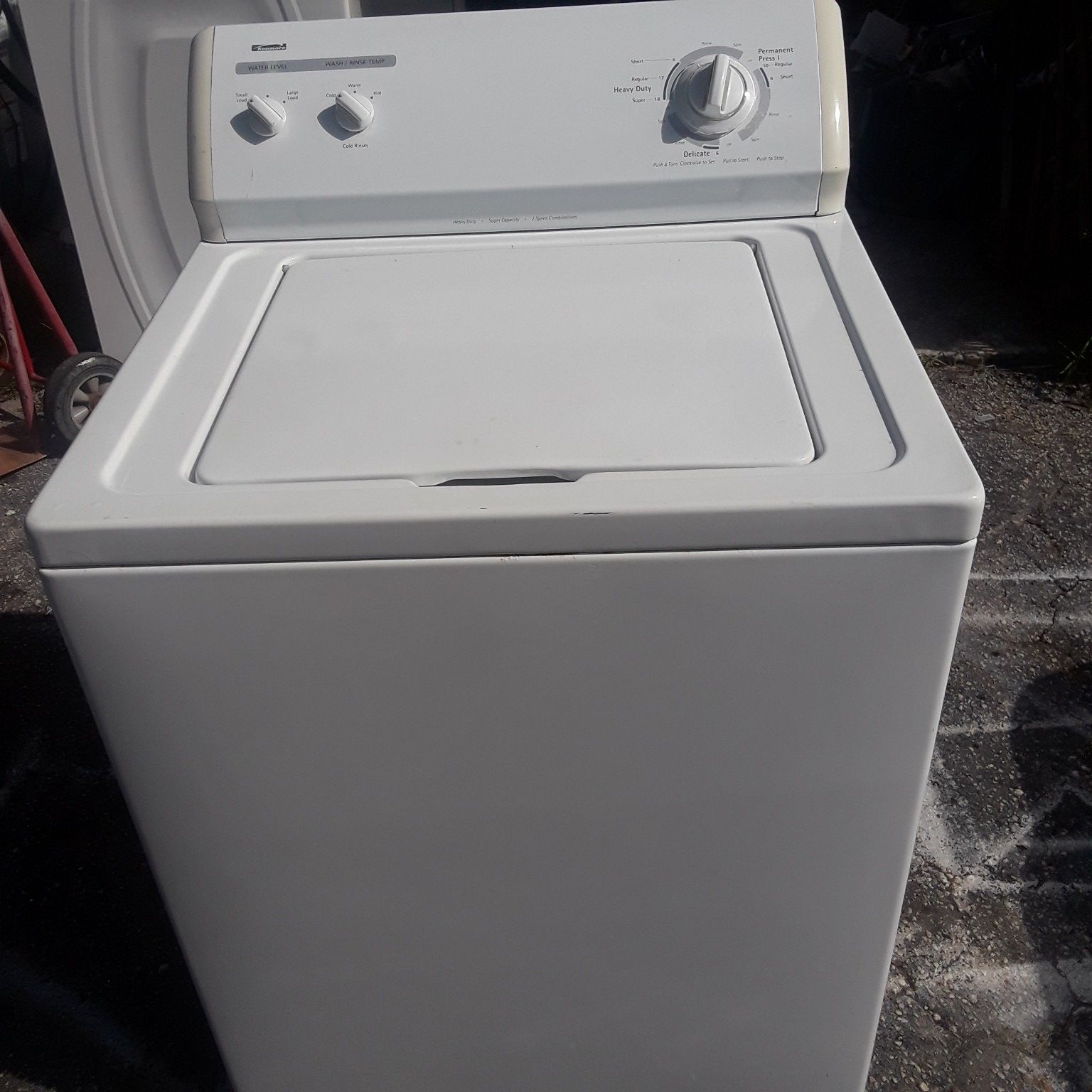 Kenmore washer full size heavy duty super capacity