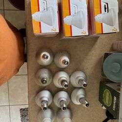 Flood lights and baffles