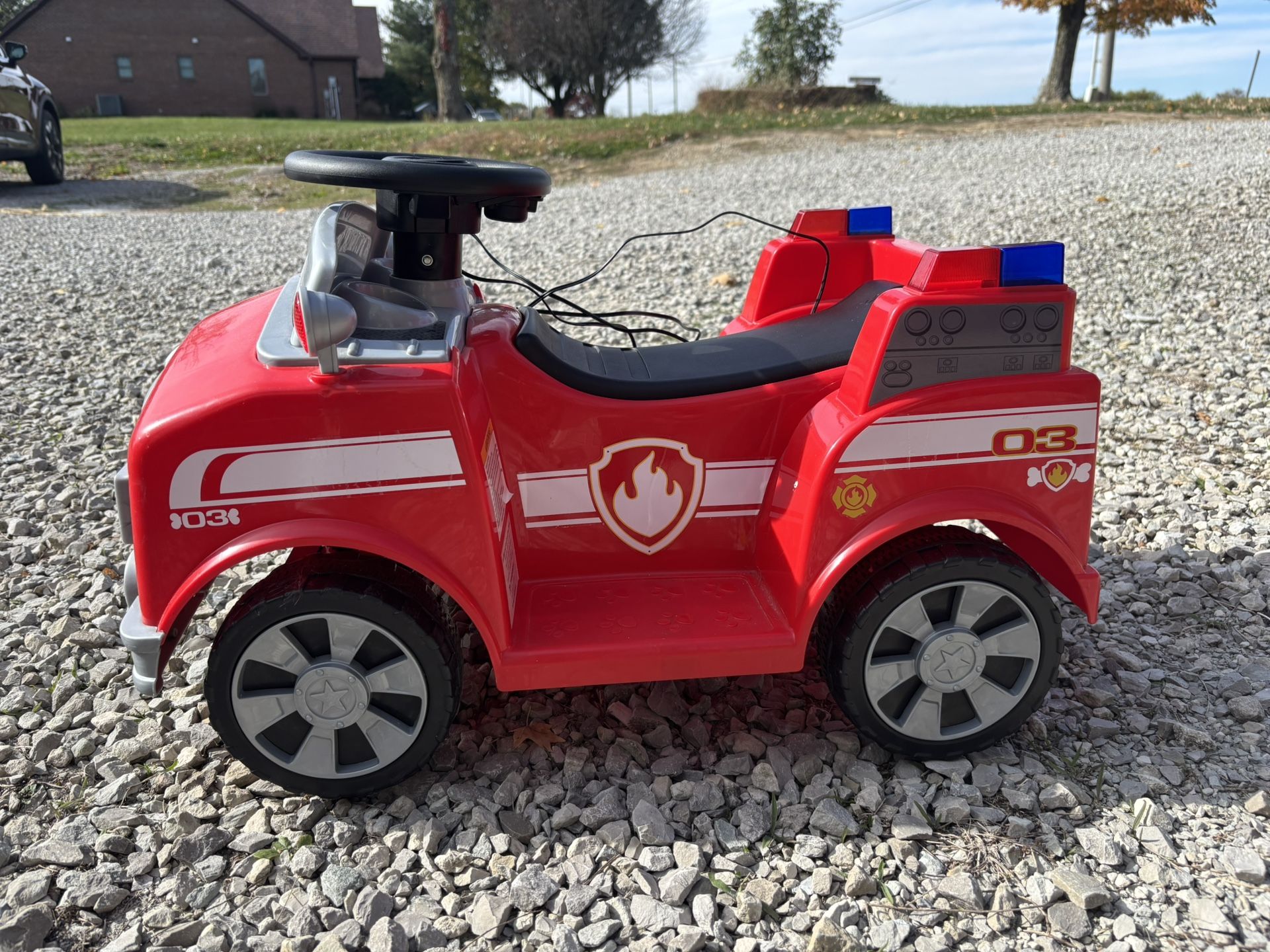 Motorized Paw Patrol Car 