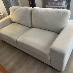 Off White Fabric Couch 