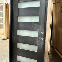 Black fiberglass New Front Door 