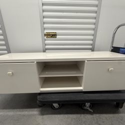 White TV Console 