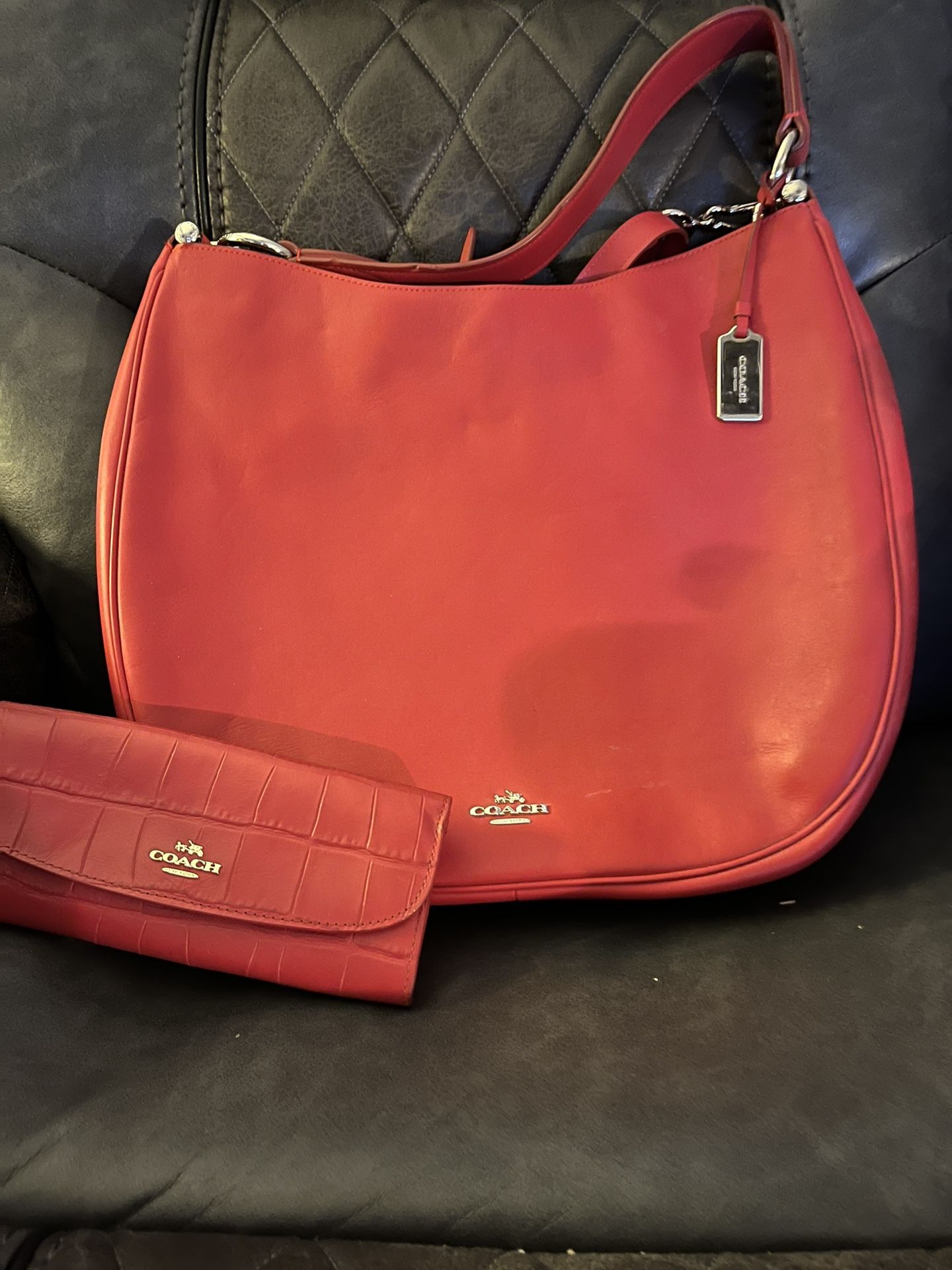 Authentic Coach Leather Bag 