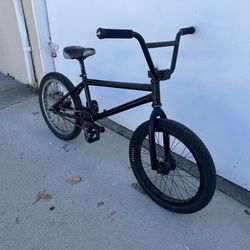 All black S&M bike