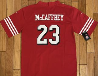 McCaffrey Red 49ers Men Jersey