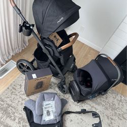Nuna MIXX NEXT stroller and Car seat Color: black