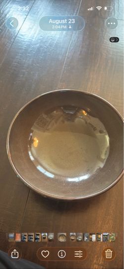 Brown Glazed Ceramic Bowl