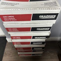 GRAINGER HEAVY DUTY 60 GALLON BAGS 100 PER BOX $40 EACH CASE 