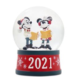 NIB Disney 2021 Holiday Snowglobe