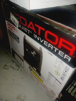 3500 Watt SUPER QUIET Inverter Generator