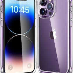 Mkeke for iPhone 14 Pro Max Case Clear, Not Yellowing Phone Case for iPhone 14 Pro Max Clear with Slim Cover & Shockproof Bumper 2022

