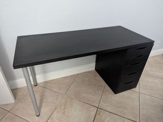 IKEA Office Desk - Black-brown