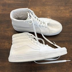 White Vans High Tops 
