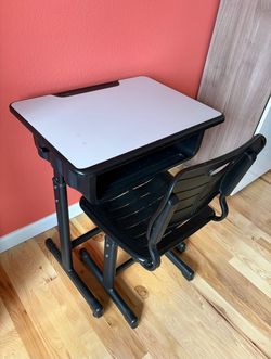 Student desk and chair