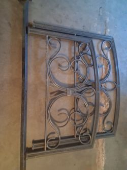 Full size bed frame butterfly metal , heavy duty