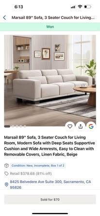 Three Settler Couch