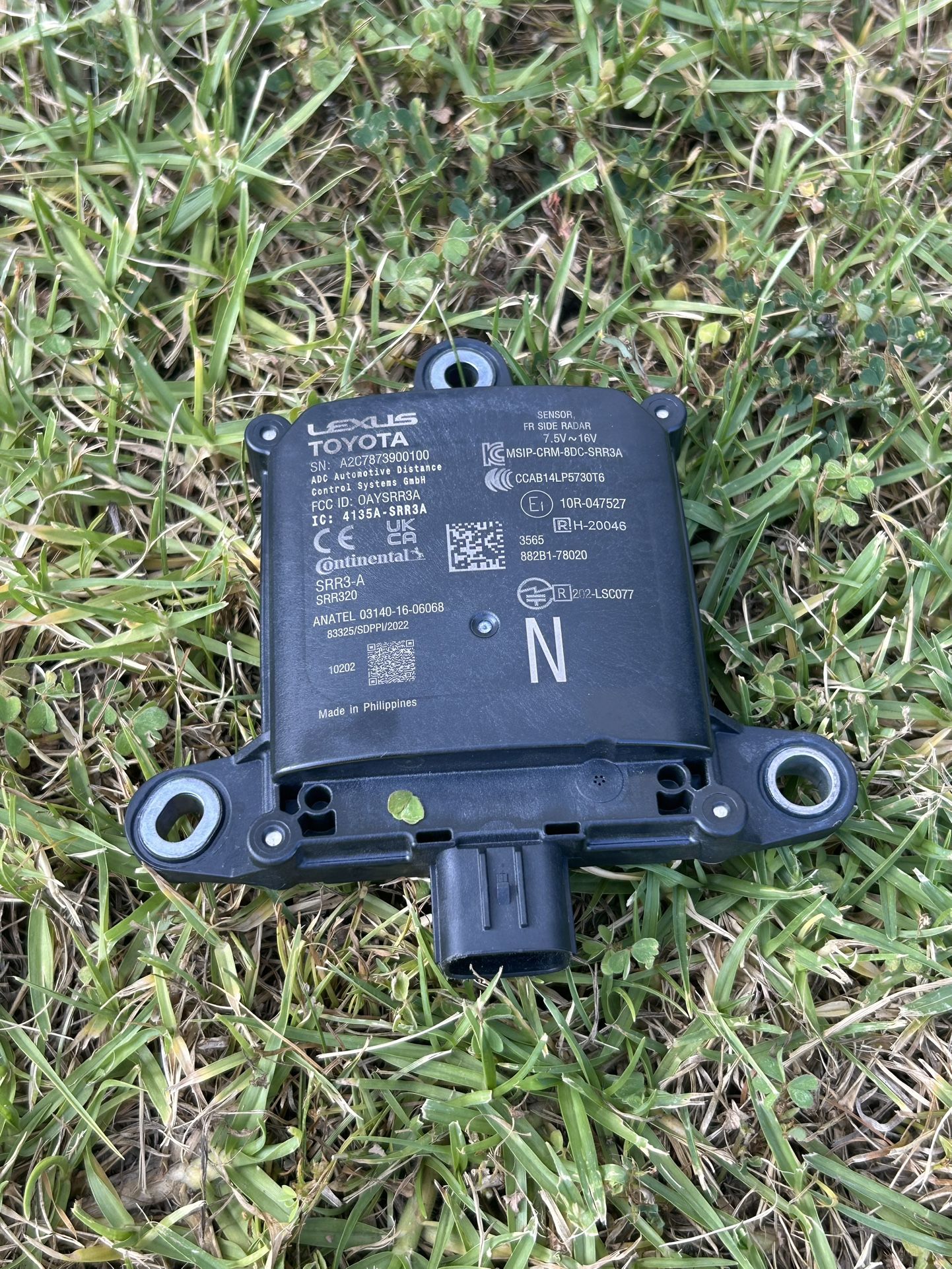 2025 Toyota Lexus NX250 NX350 Blind Spot Monitor Radar Sensor 882B1–78020 OEM