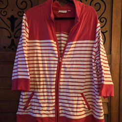 Women's 3/4 Sleeve Active Wear/Spring Jacket 3X