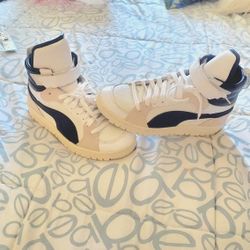 Womans Puma High Top Size 7 Ralph Sampson Used Once