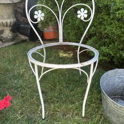 Vintage Iron Bistro Chair