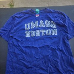 U Mass Boston Vintage Champion Tee 
