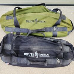 Brute Force Black and Green Heavy Duty Sandbags