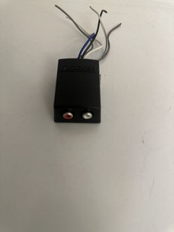 KICKER 46KISLOC2 Speaker Wire-to-RCA Line-Out Converter w/LOC+12v Turn on Lead