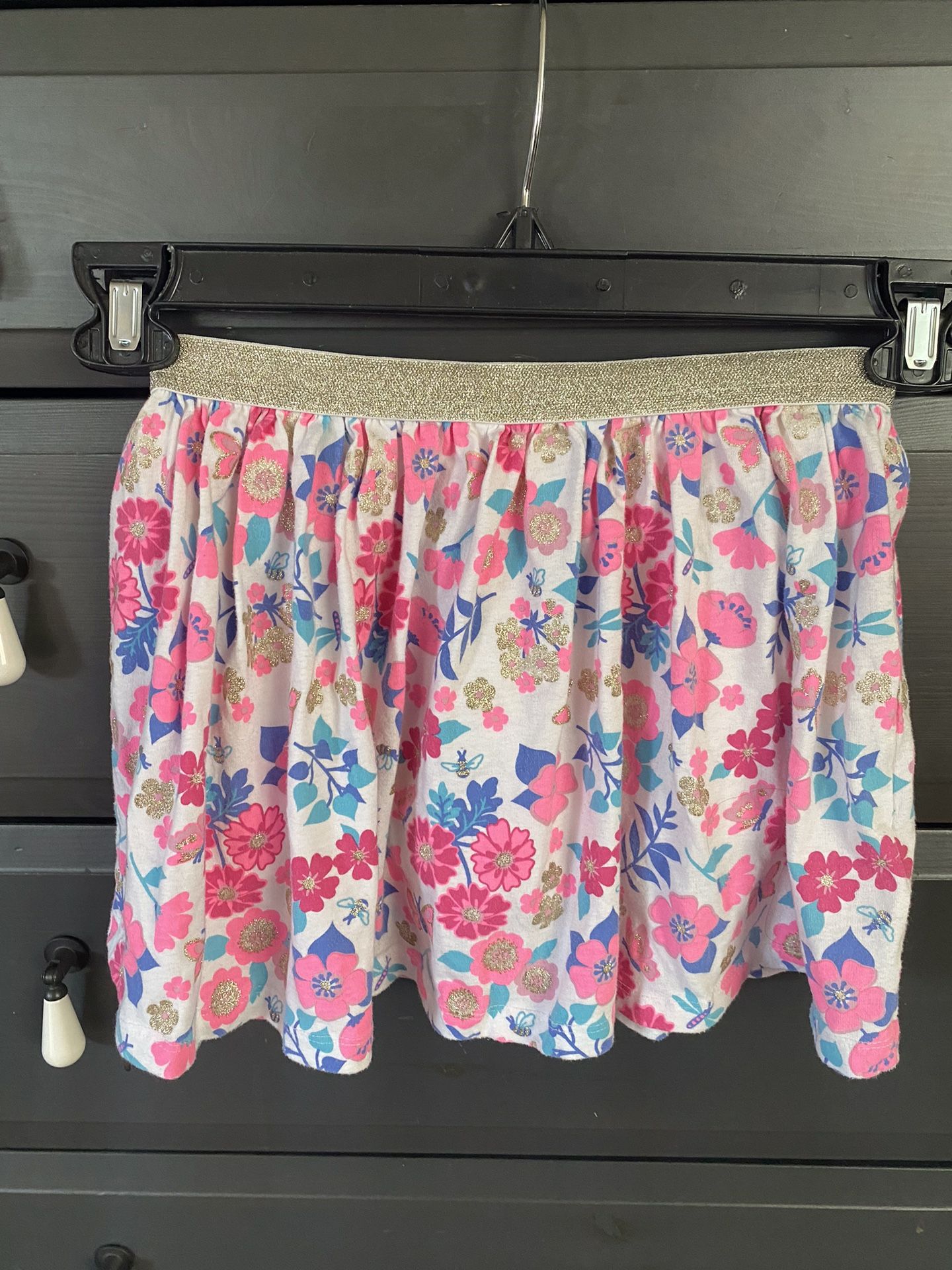 Issac mizrahi Floral Skirt Size 7/8