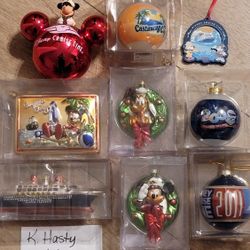 Lot of Disney Cruise Line Ornaments incl Christopher Radko