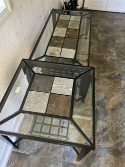 Coffee Table Very Nice Like New Natural stones Heavy