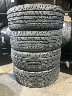 SET OF 4 USED TIRES GOOD YEAR EAGLE RSA…225/60/18