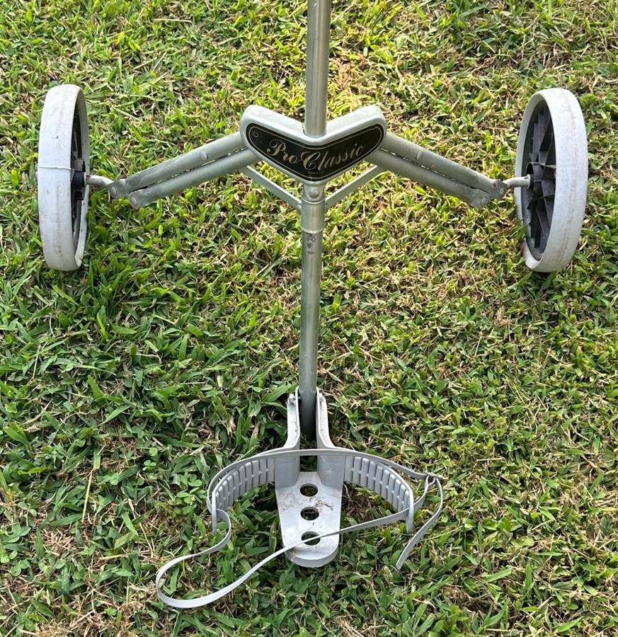 Pro Classic 2 Wheels Aluminum Pull Push Golf Bag Cart