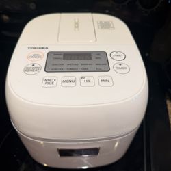 Toshiba fuzzy logic multi-function digital rice cooker