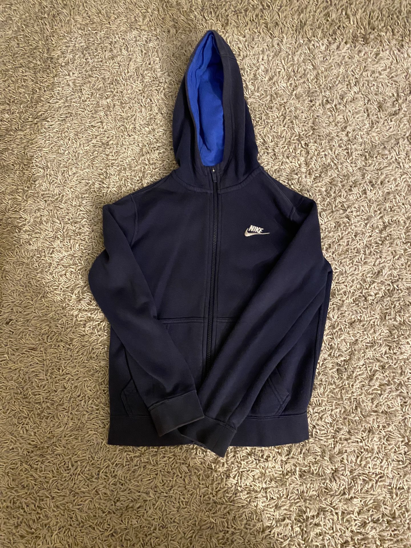 Blue Nike zip Up Jacket Size Boys M