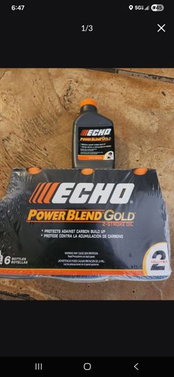 NEW ECHO 2 STROKE OIL 5.2 FL OZ. 2 GALLON